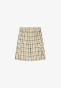 Bershka ELASTICATED WAISTBAND - CARGO SHORTS - Shorts - sand