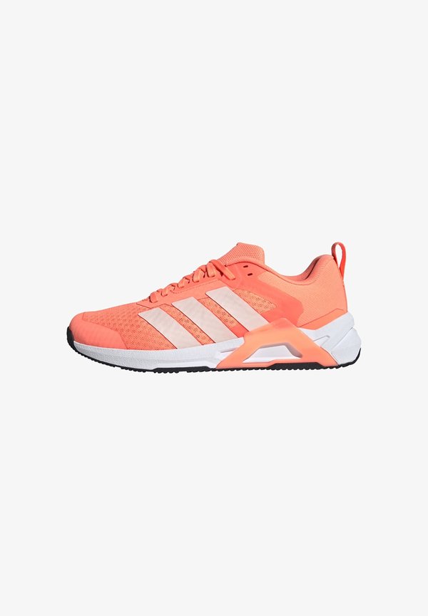 adidas Performance DROPSET CONTROL TRAINING SHOES - Training shoe - beam orange/bliss orange/ftwr white