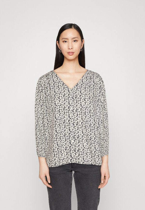 TOM TAILOR PRINTED V NECK