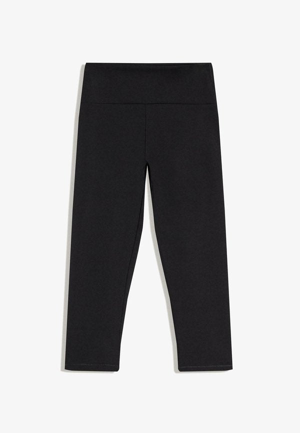 Bershka TROUSERS - Leggings - Trousers - black