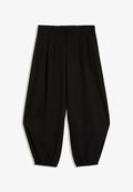 Bershka TROUSERS - Trousers - black