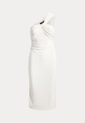 Lauren Ralph Lauren TWIST-FRONT ONE-SHOULDER COCKTAIL DRESS