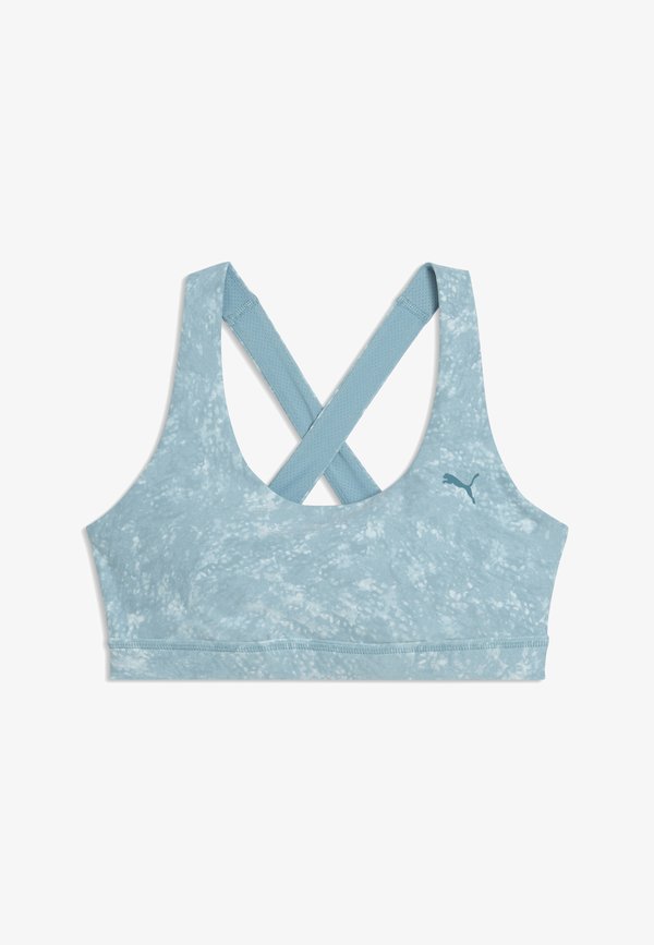 Puma BRA MID - Medium support sports bra - baltic sea blue