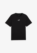 Puma ESS SMALL NO.1 LOGO CENTERED TEE 002 VAR - Basic T-shirt - screziato-mottled black
