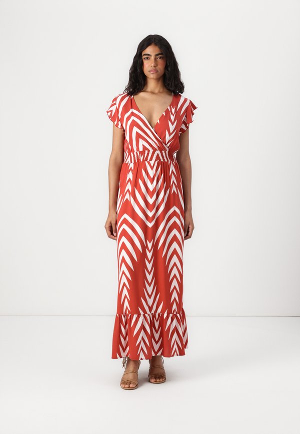 VILA VIAYA PAYA V NECK ANKLE DRESS