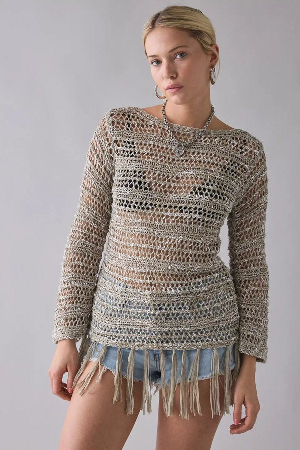 BDG Urban Outfitters FRINGE STITCHY