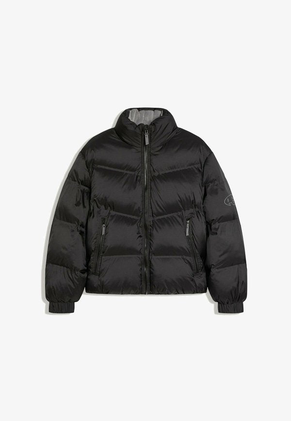 Bershka QUILTED TECHNICAL - JACKET - Winter jacket - black