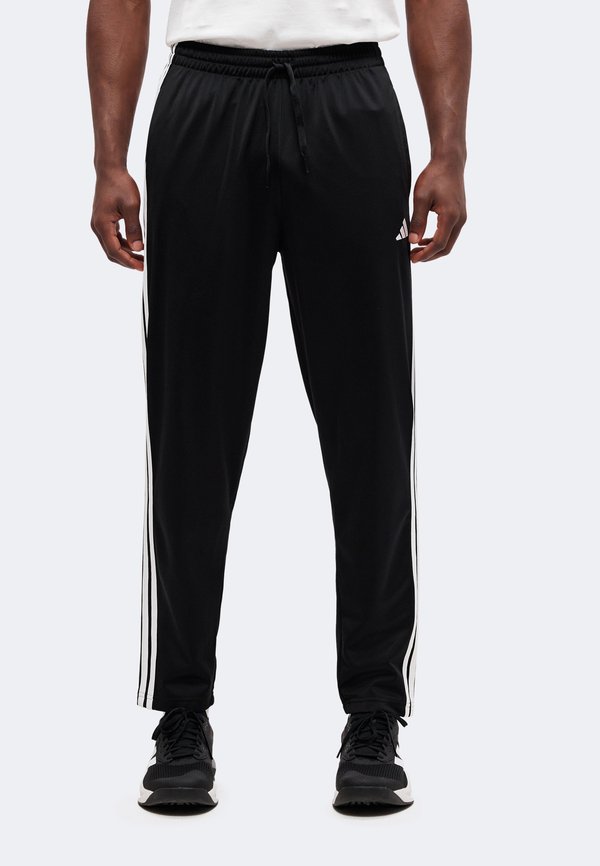 adidas Sportswear DAYREADY OPEN HEM TRACKPANTS - Tracksuit bottoms - black/white