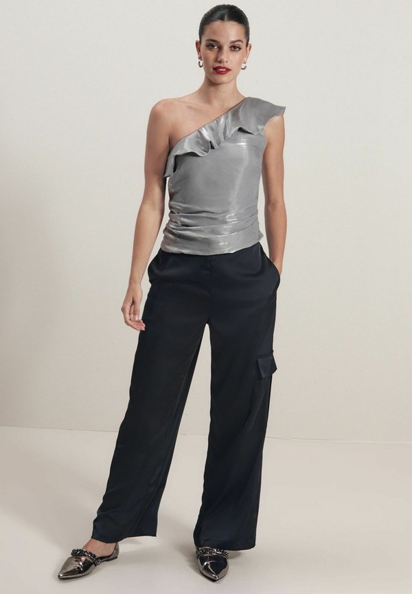 Next RUFFLE DETAIL ONE SHOULDER