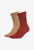adidas Originals 2 PACK - Socks - cardboard   burnt sienna