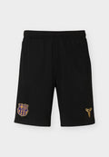 Nike Performance FCB SHORT - Club wear - black/field purple/metallic gold-coloured