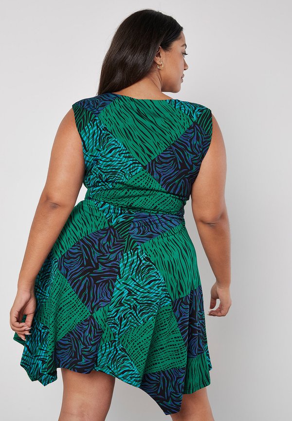 Apricot ANIMAL PATCHWORK TIE WAIST