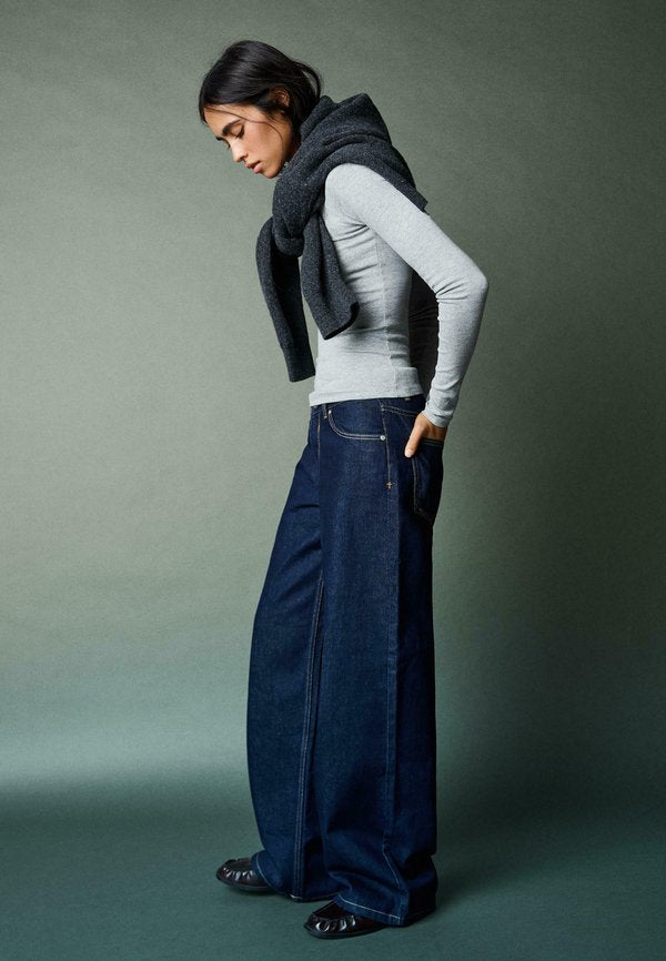 Bershka Relaxed fit jeans - royal blue