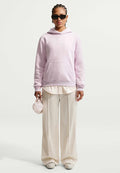 Nike Sportswear STUDIO FLEECE MEDIUM WEIGHT PULLOVER HOODIE - Hoodie - bleached lilac/sail