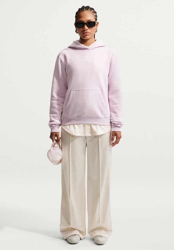 Nike Sportswear STUDIO FLEECE MEDIUM WEIGHT PULLOVER HOODIE - Hoodie - bleached lilac/sail