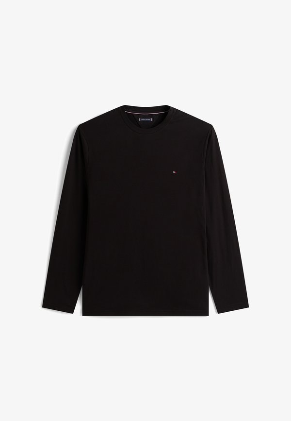 Tommy Hilfiger SLIM FIT TEE - Long sleeved top - black