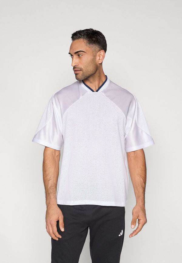 adidas Sportswear STADIUM GRAPHIC MESH - Print T-shirt - white/night indigo