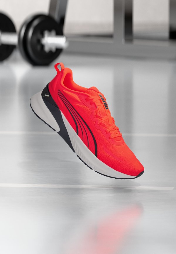 Puma AGILE LITE  - Training shoe - ultra red/white/inky depths