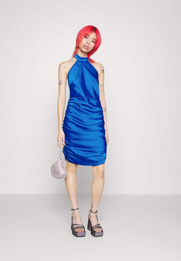 WAL G. DANI HALTER NECK MINI DRESS