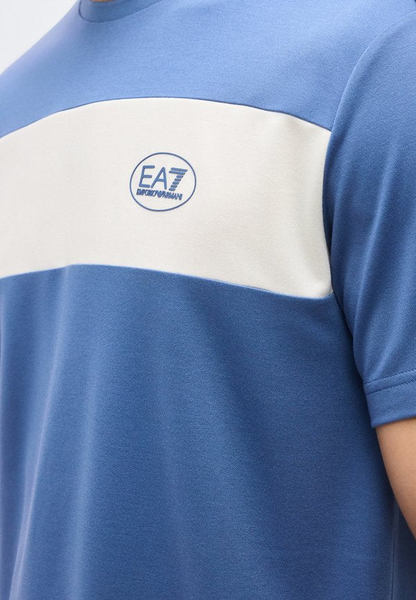 EA7 Emporio Armani TENNIS CLUB TEE COLORBLOCK