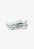 Puma LAUFSCHUH DEVIATE NITRO 4 - Road running shoes - white-fresh water