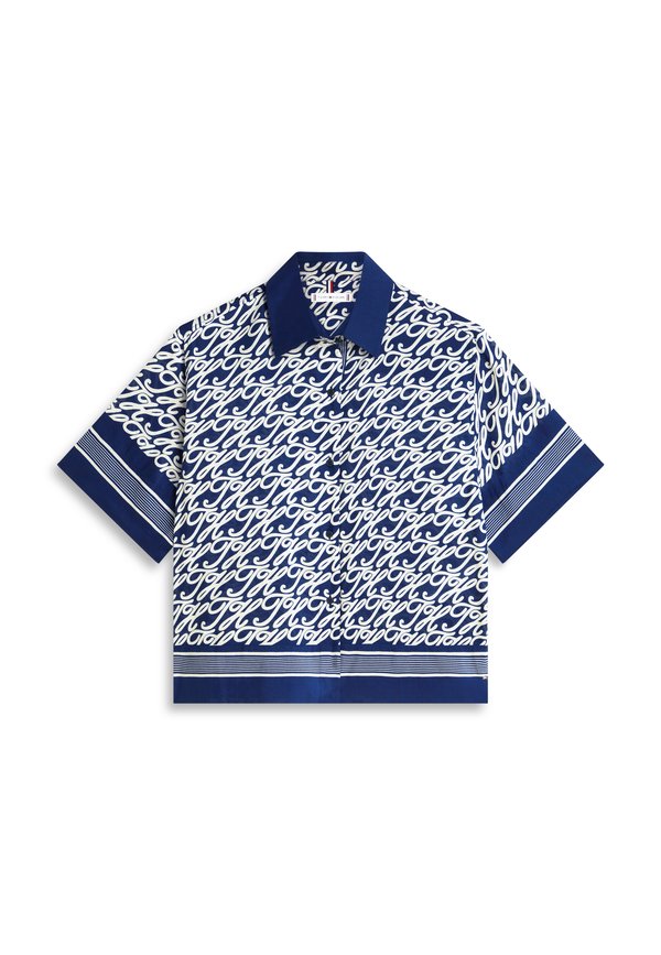 Tommy Hilfiger RELAXED FIT PRINT VOILE SHIRT WITH SILK