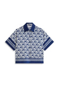 Tommy Hilfiger RELAXED FIT PRINT VOILE SHIRT WITH SILK
