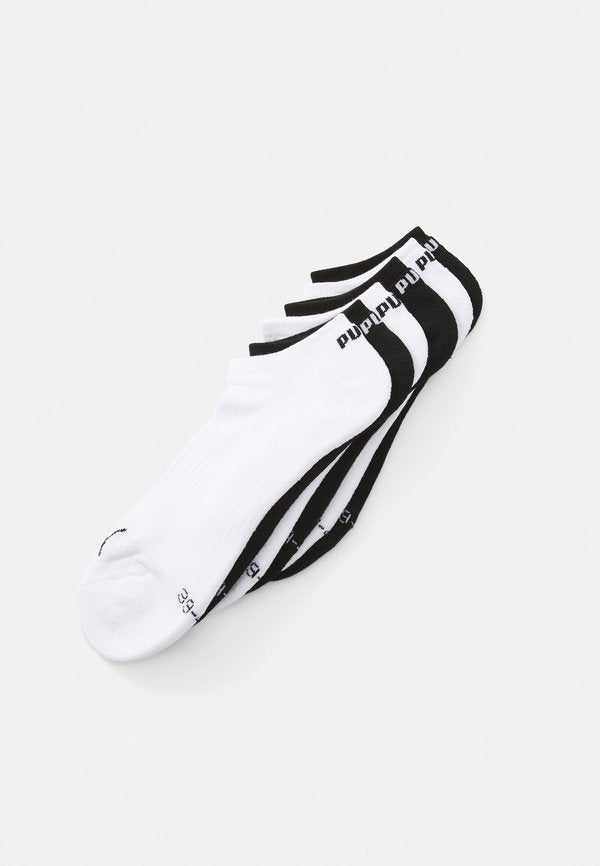 Puma CUSHIONED SNEAKER UNISEX 6 PACK - Socks - white/black