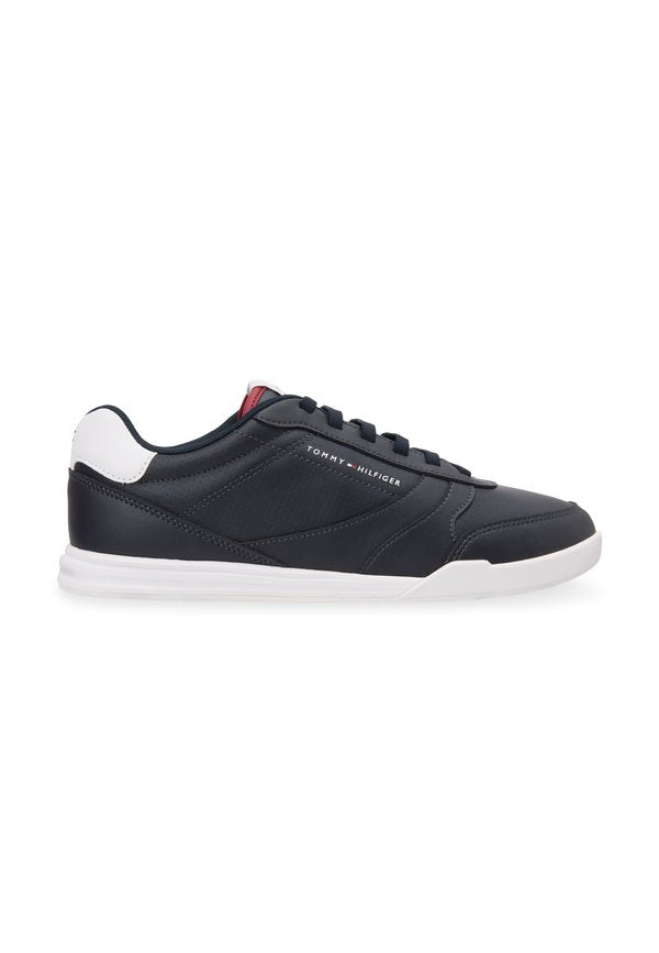 Tommy Hilfiger CONTRAST HEEL TRAINERS WITH LEATHER