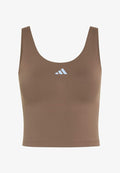 adidas Performance 3 STRIPES STUDIO  ALL ME LIGHT SUPPORT TANK - Top - earth strata
