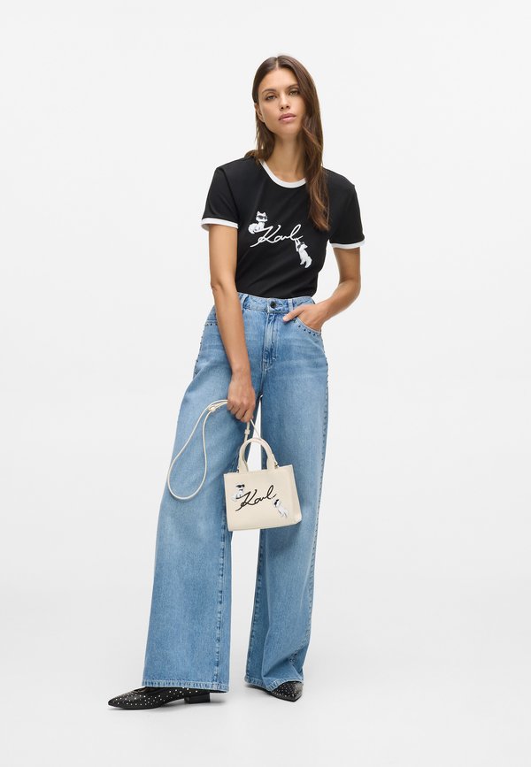KARL LAGERFELD IKON SIGNATURE CHOUPETTE TEE