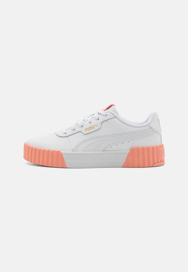 Puma CARINA 3.0 - Trainers - white/pink fruit/gold