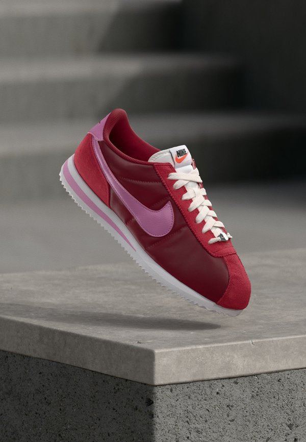 Nike Sportswear CORTEZ - Trainers - tough red/lt magenta white/safety orange/black