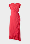 VILA VIMANSAKIANA WRAP DRESS