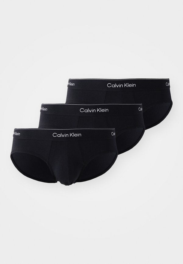 Calvin Klein Underwear 3 PACK - Briefs - black