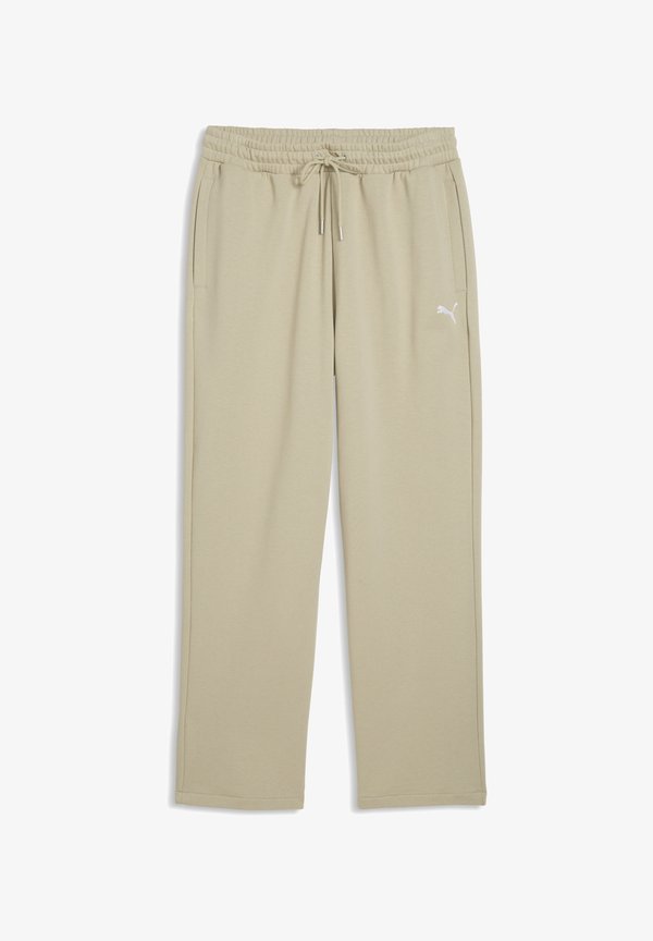 Puma WARDROBE ESS RELAXED - Tracksuit bottoms - pebble gray