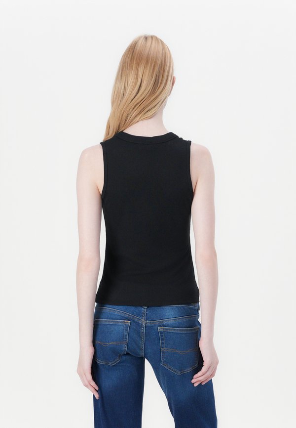 Abercrombie & Fitch POWDERED BUTTON THROUGH LONGLINE VEST