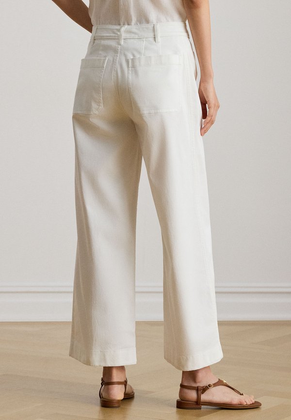 Lauren Ralph Lauren STRETCH CHINO WIDE LEG CROPPED PANT