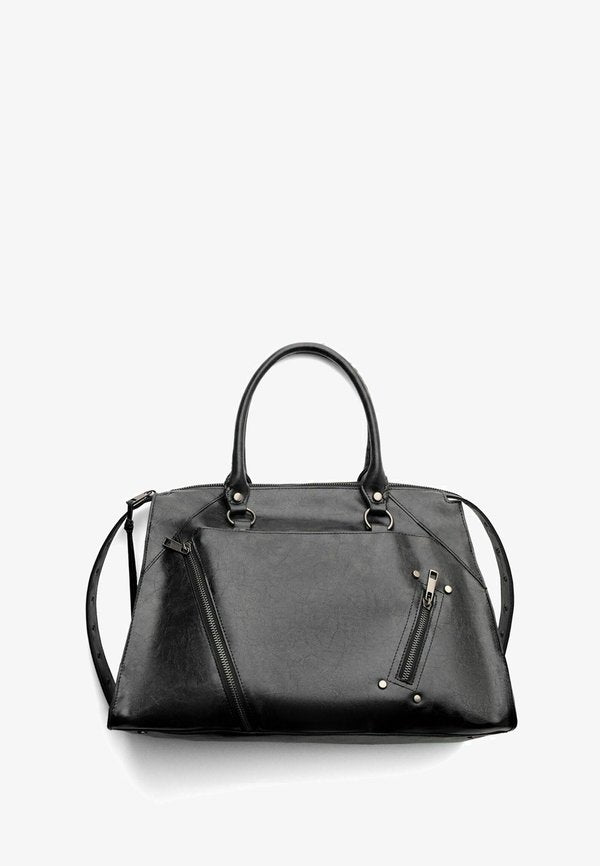 Bershka BOWLING - Handbag - black