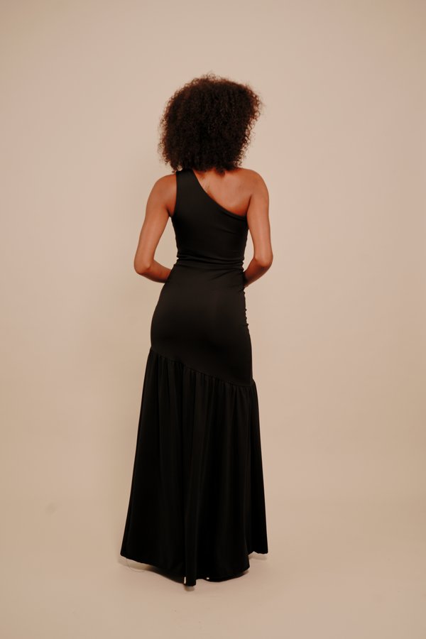 WAL G. JULIA ONE SHOULDER MAXI