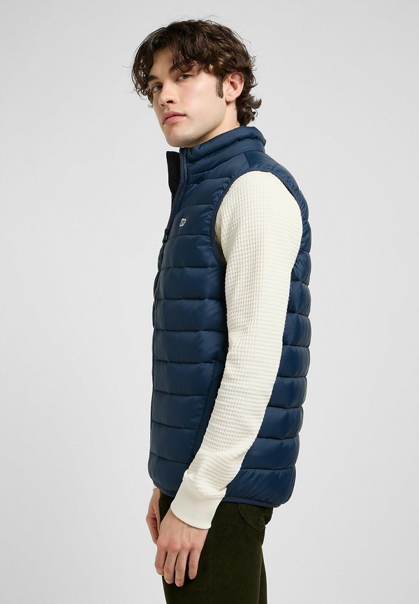 Lee LINED JACKET STAND_COLLAR_PUFFER_VEST FOR MENS - REGULAR FIT