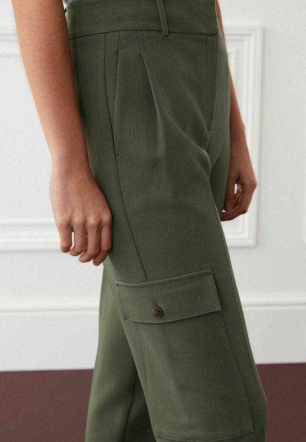 Next TAILORED UTILITY TAPER TROUSERS