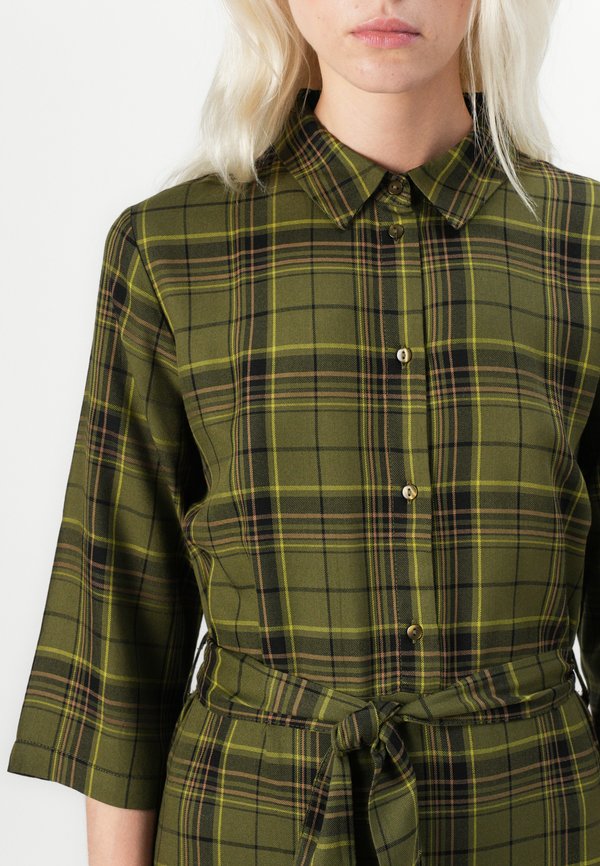 JDY JDYSTAY 3/4 MIDCALF SHIRT DRESS WVN