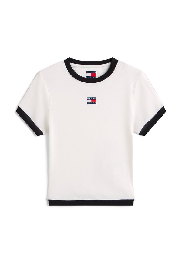 Tommy Jeans TOMMY BADGE RIBBED SLIM T-SHIRT