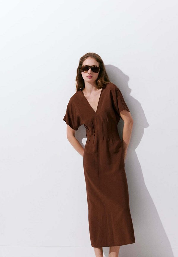 Mango ADULT - Day dress - dark brown