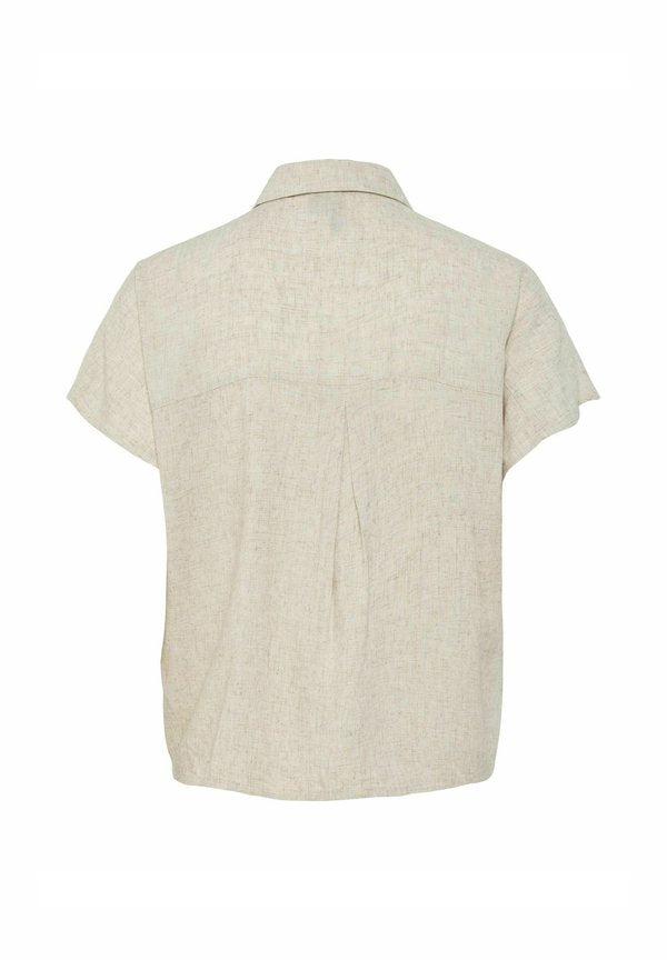 Pieces Short sleeved PCPIA LINEN BLEND