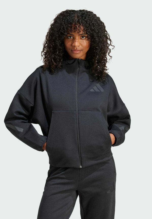 adidas Sportswear Z.N.E. FULL ZIP - Zip-up sweatshirt - black