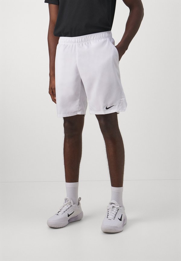 Nike Performance COURT VICTORY - Sports shorts - white/black