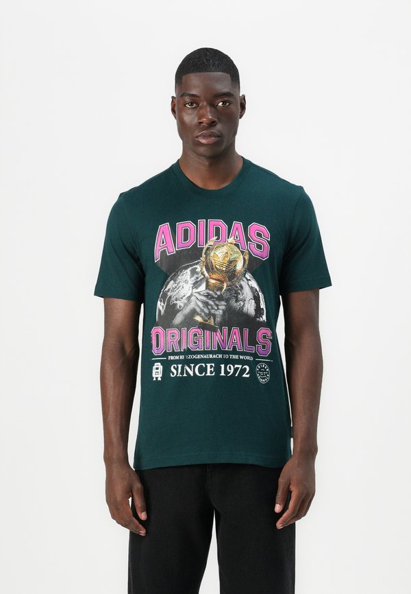 adidas Originals GRAPHIC UNISEX - Print T-shirt - aurora ivy