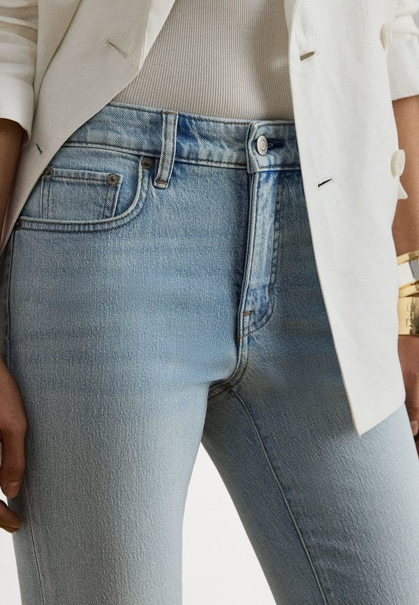 Lauren Ralph Lauren MID-RISE STRAIGHT ANKLE JEAN